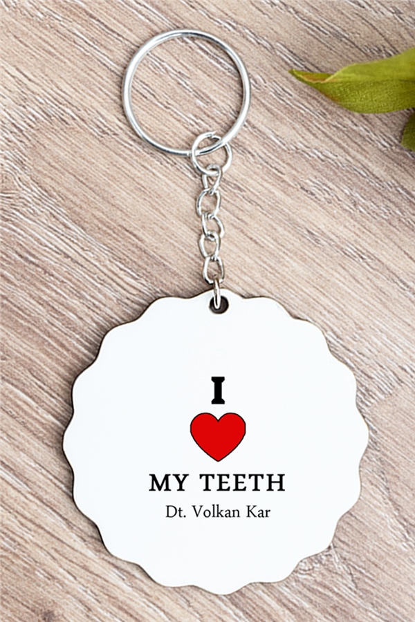 Dişlerimi Seviyorum Anahtarlık