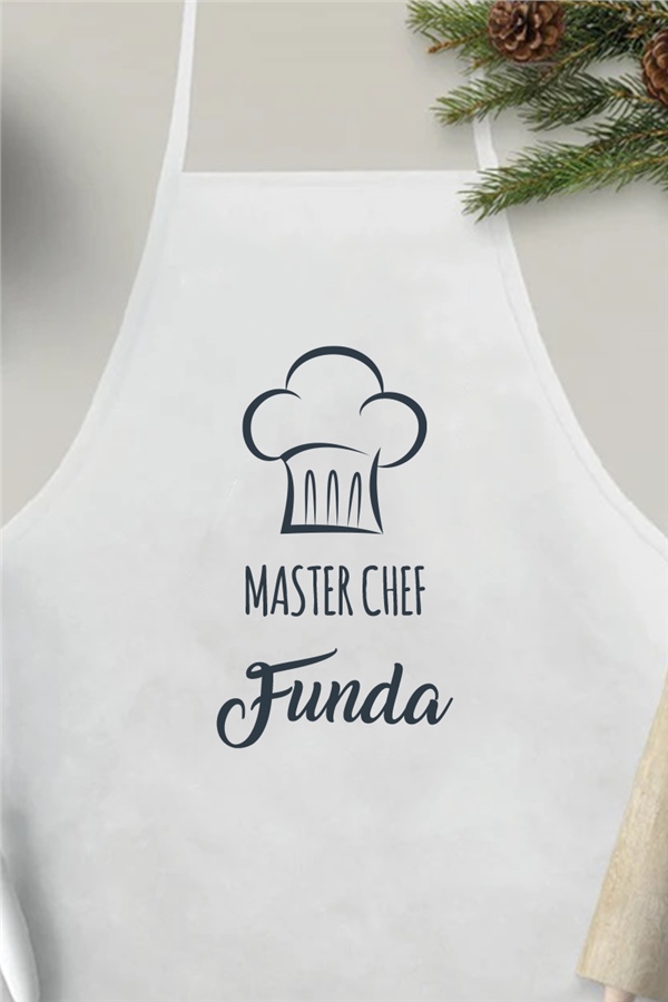 Master Chef Tasarım İsme Özel Mutfak Önlüğü