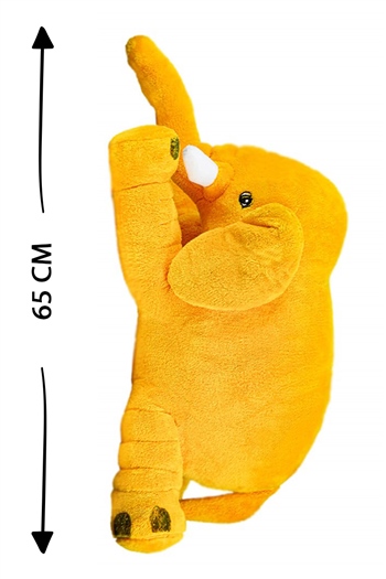 65 cm Uyku Arkadaşı Sarı Peluş Fil