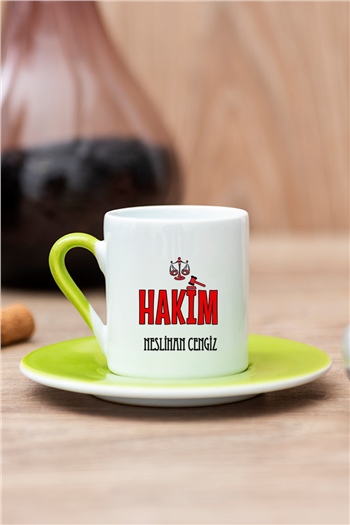 Hakim Renkli Türk Kahvesi Fincanı