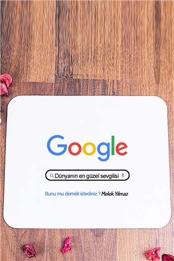 Kişiye Özel Google Tasarım Esprili Mouse Pad
