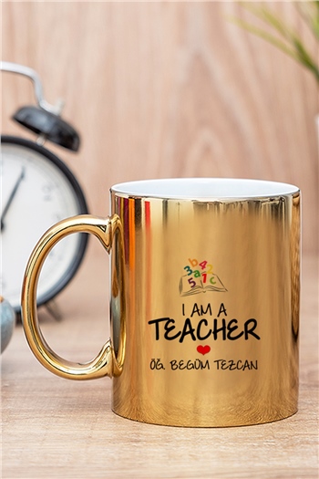 Öğretmen Gold - Silver Kupa Bardak