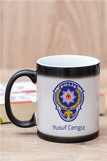 Polis Logolu Sihirli Kupa Bardak